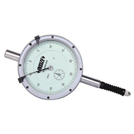 Insize Waterproof Dial Indicator, 0.4"X.0005", Lug Back 2324-04A